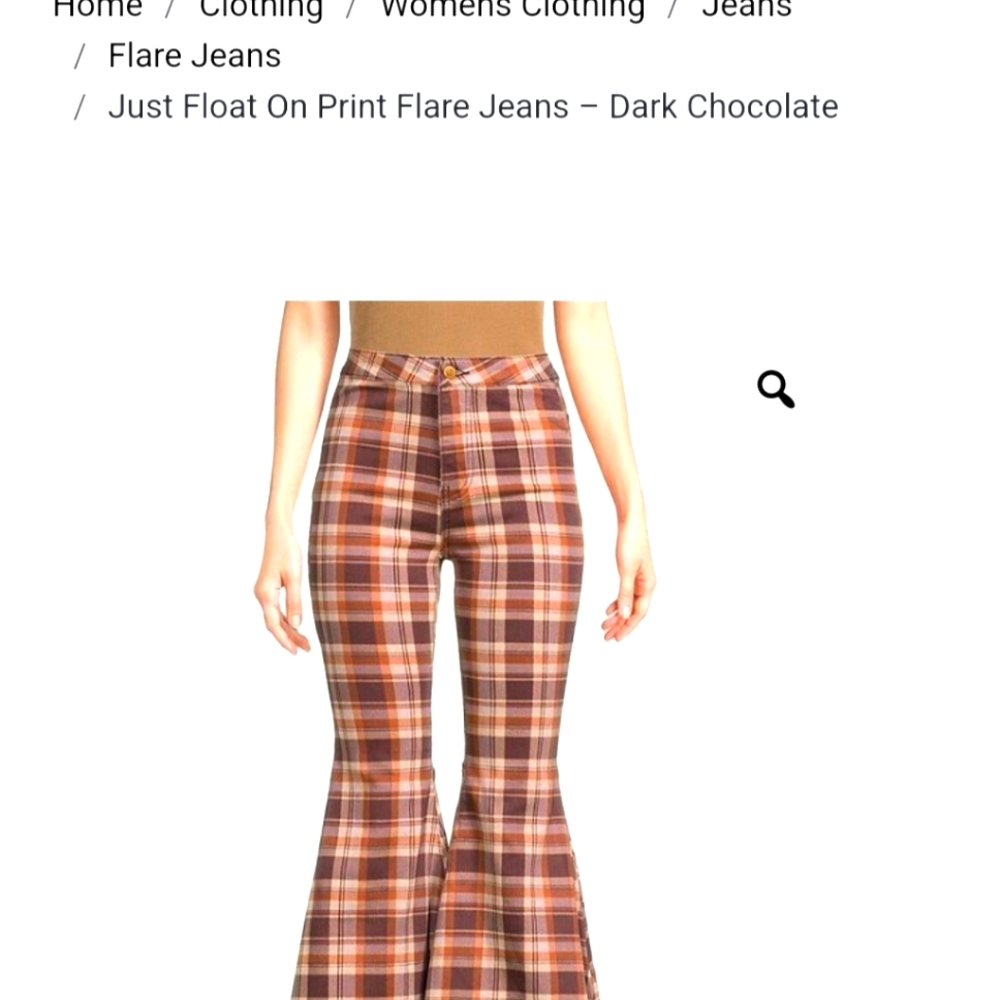 Brand new with tags free people float on bell bottoms!